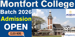 Montfort College Admission 2026 Open